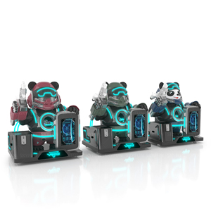 Asiento Dinámico de Juego Golden Hand <span class=keywords><strong>VR</strong></span> Panda Trooper de Fibra de Vidrio y Acero, 7 <span class=keywords><strong>Juegos</strong></span> para Entretenimiento Comercial en Interiores/Exteriores - Product Image 3