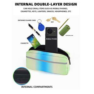 Custom Bulk Gradient Colors Running Pet Leashes With Reflective Sports Waist Pack Hand Free Snap Hook For Bungee <b>Dog</b> Leash - Product Image 6