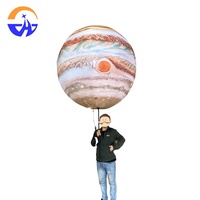 Accessoires de décoration interactifs pour événements de grande envergure en plein air Chenghuang, huit planètes gonflables portables en tissu Oxford renforcé