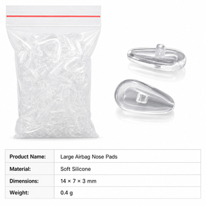 Vente en gros de coussinets de nez en silicone antidérapants à coussin d'air, pièces et accessoires pour lunettes, pour le confort et le soutien - Product Image 5