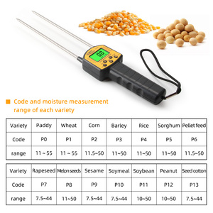 เครื่องวัดความชื้นเมล็ดพืชแบบพกพา-ใช้งานง่ายด้วยปุ่มเดียว - Product Image 4