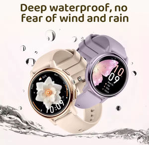 AK88 Smart <b>Watch</b> 1.26" 360*360 BT Call Voice Assistant 123 Sport Modes Female Menstrual Tracking IP68 Waterproof Lady Smartwatch - Product Image 2