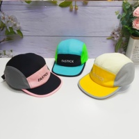Gorra Ligera de 5 Paneles para Senderismo, Protección Solar, Secado Rápido, Transpirable, con Logotipo Personalizado, para Campamento y Running