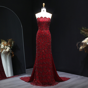 Sharon ha detto SS601 <span class=keywords><strong>elegante</strong></span> abito da sera sirena senza spalline <span class=keywords><strong>verde</strong></span> <span class=keywords><strong>smeraldo</strong></span> per le donne abiti da festa formali da sposa in stile arabico - Product Image 6