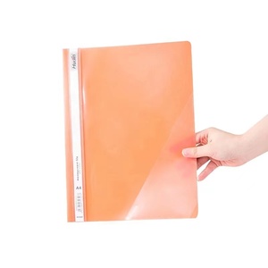 Văn phòng phẩm A4 tập tin thư mục 2 lỗ Chất kết dính PP lỏng lá đấm báo cáo thư mục đơn giản trang trí treo màu dữ liệu tập tin thư mục - Product Image 4