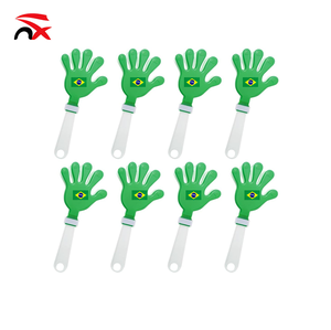 Nuoxin Supply Claquettes en plastique vert <span class=keywords><strong>et</strong></span> blanc, imprimées drapeau du Brésil, pour fêtes <span class=keywords><strong>et</strong></span> événements - Product Image 6