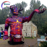Décoration de scène d'événement, squelette géant gonflable, monstre démon, crâne personnalisé gonflable, diable