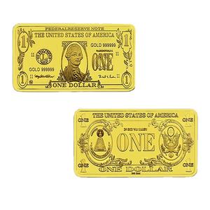 Médaillon commémoratif couleur or haut <span class=keywords><strong>Relief</strong></span> couleur gaufré peint en alliage de zinc pièce US Dollar Design cadeau souvenir à collectionner - Product Image 6