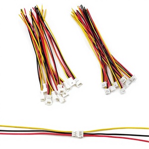 10 Pasang Konektor Inti Tembaga Berperingkat IP67 1.25Mm 3 Pin Adaptor Mikro Pria Wanita 3.9 Inci (100Mm) UL1571 untuk Kabel 26AWG - Product Image 1
