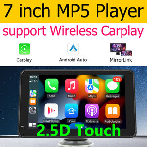 Layar Carplay nirkabel portabel 7 inci 2.5D untuk mobil CP705 pemutar Multimedia DVD Video Pantalla untuk Apple IPhone/ <span class=keywords><strong>Samsung</strong></span> Galaxy - Product Image 2