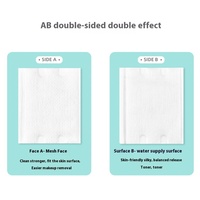 222 pièces commerce pur coton démaquillant tampons épaissi Double effet compresse humide coton Salon de beauté