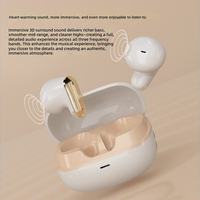 Casque sans fil TWS transfrontalier avec annulation active du bruit (ANC) 5.3, étanchéité à vie, faible latence, longue autonomie et recharge sans fil