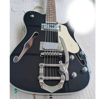 black Semi musical instruments Guitar