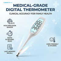 Termometer Oral medis elektronik pintar, termometer ketiak rumah tangga Digital tahan air