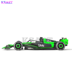 Escultura de Coche de Carreras de Fibra de Vidrio Personalizada, Modelo 3D F1 <span class=keywords><strong>Sauber</strong></span> C44 2024, Escultura de Resina, Decoración Artesanal - Product Image 6