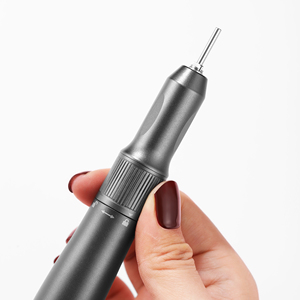 Taşınabilir Mini 2-in-1 şarj edilebilir 35000rpm tırnak matkap için kablosuz tasarım modeli Bit pedikür ve oje Salon ev kullanımı için - Product Image 4