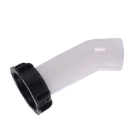 Tube de dérivation de drainage de réservoir d'eau 45mm 43mm bec de vidange accessoires de vanne de réservoir IBC