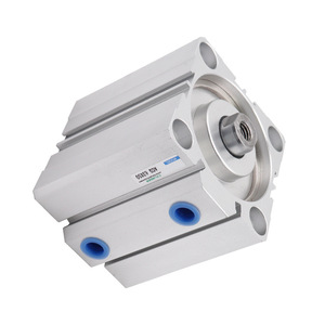 Cilindro Delgado Airtac Acq32 5 10 15 20 25 30 40 45 50 60 70 80 100, Cuerpo de Aluminio, Conexión Roscada, Tipo Estándar - Product Image 1