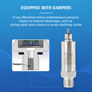 Holykell chi phí thấp công nghiệp piezoresistive 420mA đo không khí dầu dầu Nước Cảm biến áp suất Transmitter - Product Image 4