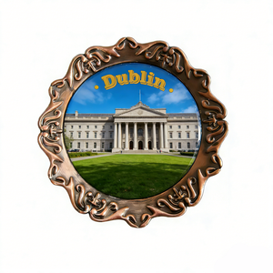Imán de Refrigerador de Metal Personalizado, Duradero, con Diseño Personalizado al Estilo de Dublín, Irlanda - Product Image 6