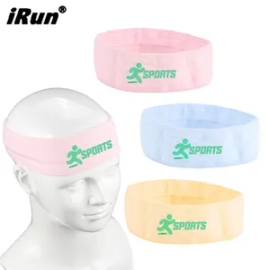 iRun Custom Printing Pattern Sport Head Bands Quick dry breathable Fitness stretch headband Anti-slip jogging sweatband