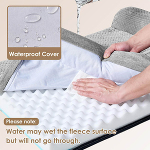 Custom Made <b>Sponge</b> Pet <b>Sofa</b> Bed Rectangle Removable Washable Plush Dog Bed All Season Use - Product Image 4