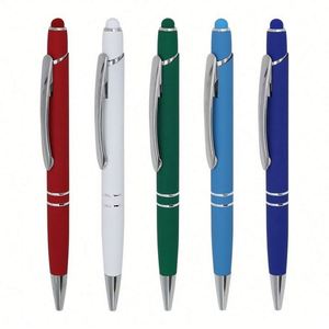 Wholesale 2-In-1 Aluminum Metal Ballpoint <b>Pen</b> High Quality Touch Screen Stylus With Custom Logo Engraving for Office Use - Product Image 1