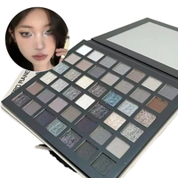 Benutzer definierte Lidschatten-Palette Make-up Hersteller Quadrat Pan Smokey Palette 42 Farben Matte Lidschatten Private Label Vegan