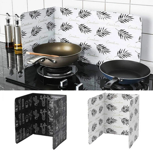 Alluminio argento rettangolare pieghevole cucina fornelli a <span class=keywords><strong>Gas</strong></span> deflettore olio Splash schermo accessori da cucina - Product Image 2