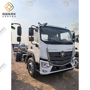 פוטון 4x2 דיזל יורו 6 חדש הגה שמאלי תיבת הילוכים מהירה 3-6 טון שלדת משאית קלה משאית עפר - Product Image 3