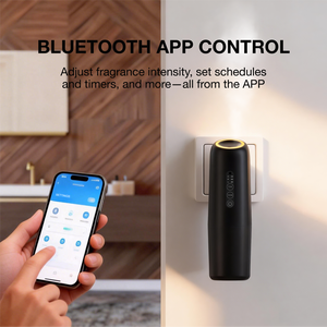 Diffuseur d'arômes sans eau à brancher, avec lumière LED contrôlée par application, brume froide, aromathérapie, diffuseur d'ambiance pour la maison, garantie 1 an - Product Image 4