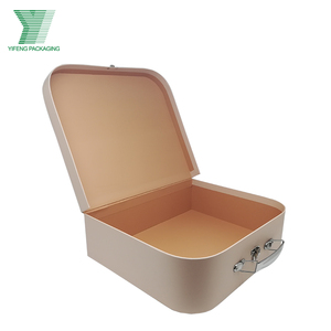 Suitcase Box Yifeng Packaging Rigid Cardboard Children Toy Gift Box Packaging Suitcase Luggage Paper Box For Toy Gift