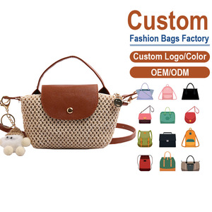 Bolso de playa de paja tejido calado personalizado al por mayor OEM ODM, bolso cruzado de verano de gran capacidad - Product Image 1