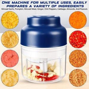 Customization Multifunctional Garlic Grinding Plastic or Glass Hand-press Down Food <b>Cutter</b> & <b>Vegetable</b> Manual Push Chopper - Product Image 4