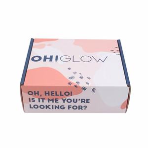 Custom Paper Carton Plane Postage Box Subscription Pr Mailing Packing Box Packaging Corrugated Box With Logo For Parcels