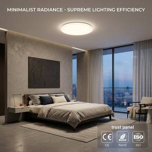 Lámpara de Techo LED Moderna y Delgada - Panel Minimalista Empotrado - Lámpara Arquitectónica que Cuida la Vista - <span class=keywords><strong>Luz</strong></span> de Alta Luminosidad para Dormitorio - Product Image 1