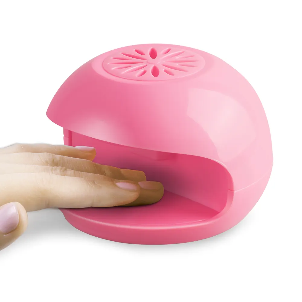 Popular New Style Cute Round Shape Fastnail Drying Machine Light Weight 96W Hybrid Pro Cure UV LED Nail Lamp