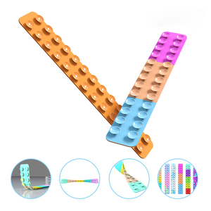 Nuovo arrivo popolare Australisa 2 o 3 maniglie allevia lo Stress braccialetto Fidget da polso in Silicone multicolore giocattolo di aspirazione per <span class=keywords><strong>l</strong></span>'<span class=keywords><strong>autismo</strong></span> - Product Image 3