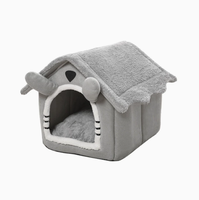 Nichoir pour chat de style villa, amovible et lavable, universel quatre saisons, pour chats
