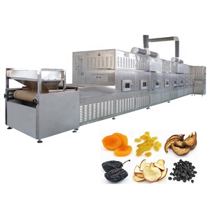 Nieuwe Grote Fruit Plak Kiwi Ananas Droger Leveranciers Sterilisatie En Uitdroging Transportband Magnetron Droogmachine - Product Image 2