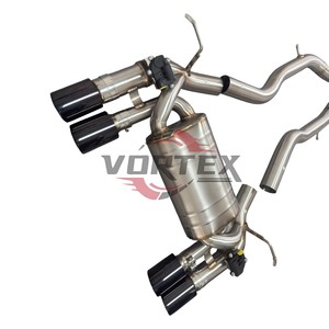 Escape con válvulas de igual longitud de acero inoxidable Vortex Racing para BMW F80 F82 M3 M4 2014 a 2018, silenciador deportivo - Product Image 6