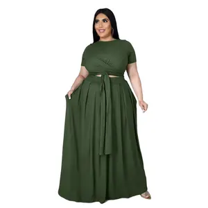 2022 New Arrivals Elegant Casual Dresses Plus Size Women Clothing Dresses For Fat Women summer Dress Party
