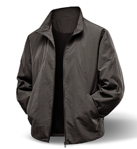 Chaqueta de Trabajo Estilo Americano para Hombre, Chaqueta Ligera de Primavera y Otoño, Venta al por Mayor, Logotipo Personalizable, Ropa Masculina - Product Image 3