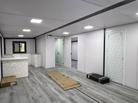 Casa Contenedor Expandible de Acero de 20 y 40 Pies, Prefabricada, Modular, Moderna, para Vivienda, Suministro de China