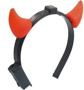 Corna da Diavolo Luminose con Fascia LED per Costume di Halloween, Decorazioni per Feste di Capodanno, Corna Stampate da 9 Pollici, 3000 Pezzi - Product Image 1