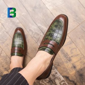 2024 Лидер продаж, мужские кожаные оксфорды из крокодиловой кожи - Product Image 4