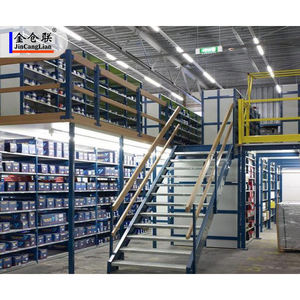 Stacking Racks &amp; Shelves Warehouse Rack Mezzanine <strong>Ladder</strong> Mezzanine Rack <strong>Shelving</strong> - Product Image 2