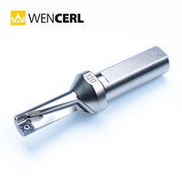 WENCERL SF Type 2.5D 3D Foret de perçage de petit diamètre en carbure à lame unique indexable CNC U-Drill avec insert QCMT