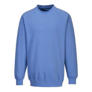PORTWEST - AS24HBRXL Sweat-shirt bleu ESD antistatique-EAN 5036108347223 ESD ANTISTATIC WORKWEAR - Product Image 1
