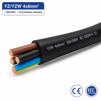 Câble de commande basse tension flexible à quatre conducteurs en cuivre, isolé XLPE, gaine PVC 4x6mm pour usage industriel et en centrale électrique